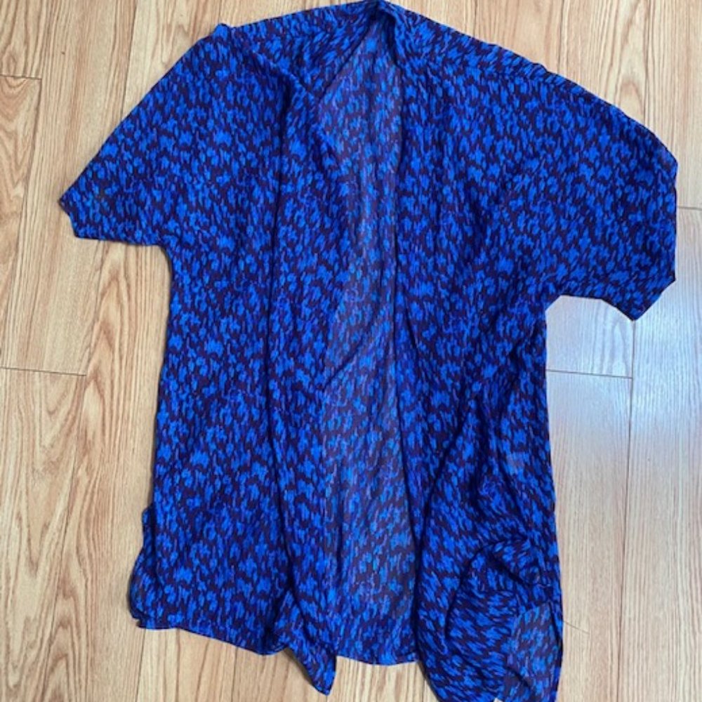 Electric Blue statement top